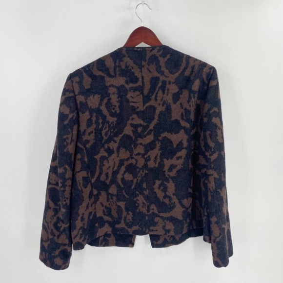 SANTORELLI Wool Angora Blend Open Front Blazer/Jacket - Picture 4 of 13